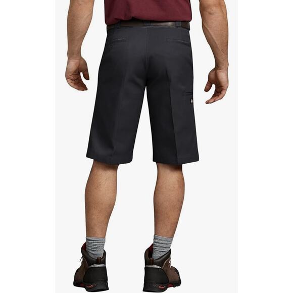 Dickies Men’s Black 13” Relaxed Fit Work Shorts Size 33 Flat Front NWT - Picture 2 of 5